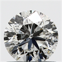 0.70 Carats, Round with Very Good Cut, H Color, I1 Clarity and Certified by GIA