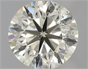 0.80 Carats, Round with Very Good Cut, N Color, SI2 Clarity and Certified by GIA
