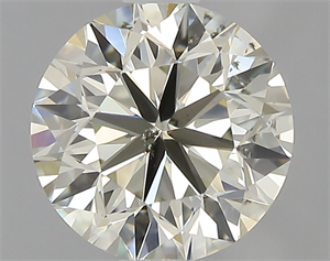 Picture of 0.80 Carats, Round with Very Good Cut, N Color, SI2 Clarity and Certified by GIA