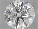 1.50 Carats, Round with Very Good Cut, E Color, I2 Clarity and Certified by GIA