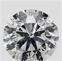 0.80 Carats, Round with Very Good Cut, E Color, I2 Clarity and Certified by GIA