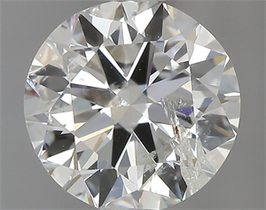 Picture of 0.70 Carats, Round with Very Good Cut, J Color, I2 Clarity and Certified by GIA