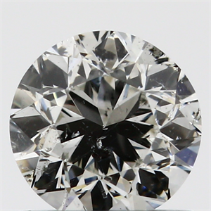 Picture of 0.70 Carats, Round with Good Cut, I Color, I1 Clarity and Certified by GIA