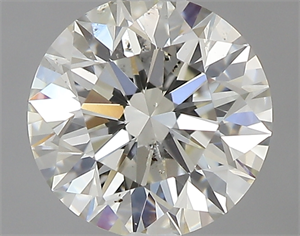 Picture of 0.83 Carats, Round with Excellent Cut, J Color, SI2 Clarity and Certified by GIA