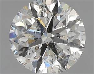 Picture of 0.80 Carats, Round with Excellent Cut, H Color, I1 Clarity and Certified by GIA