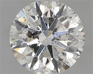 Picture of 0.70 Carats, Round with Excellent Cut, H Color, I1 Clarity and Certified by GIA