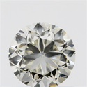 0.70 Carats, Round with Good Cut, L Color, I1 Clarity and Certified by GIA