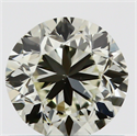 0.70 Carats, Round with Good Cut, N Color, VS2 Clarity and Certified by GIA