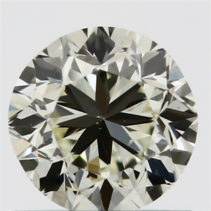 Picture of 0.70 Carats, Round with Good Cut, N Color, VS2 Clarity and Certified by GIA