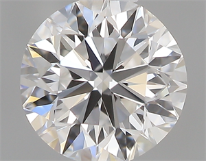 Picture of 0.41 Carats, Round with Very Good Cut, D Color, IF Clarity and Certified by GIA
