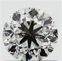 0.70 Carats, Round with Good Cut, G Color, I2 Clarity and Certified by GIA