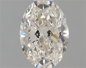 Picture of 0.42 Carats, Oval J Color, VVS2 Clarity and Certified by GIA