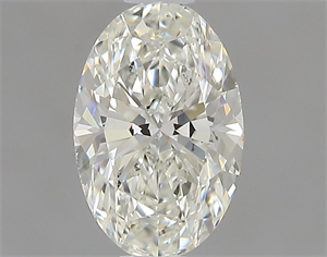 Picture of 0.60 Carats, Oval J Color, SI1 Clarity and Certified by GIA