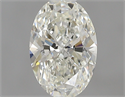 0.40 Carats, Oval J Color, VVS2 Clarity and Certified by GIA
