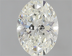 Picture of 0.61 Carats, Oval J Color, VVS2 Clarity and Certified by GIA