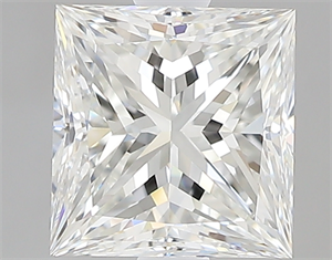 Picture of 1.51 Carats, Princess H Color, VVS1 Clarity and Certified by GIA