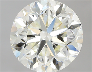 Picture of 2.00 Carats, Round with Good Cut, M Color, VVS2 Clarity and Certified by GIA