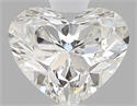 0.60 Carats, Heart H Color, VVS2 Clarity and Certified by GIA