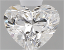 0.50 Carats, Heart D Color, VVS1 Clarity and Certified by GIA