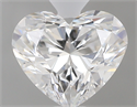 0.51 Carats, Heart E Color, VS1 Clarity and Certified by GIA