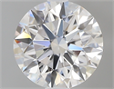 0.71 Carats, Round with Excellent Cut, D Color, IF Clarity and Certified by GIA