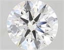 Lab Created Diamond 3.39 Carats, Round with excellent Cut, E Color, vs1 Clarity and Certified by GIA