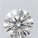 0.53 Carats, Round with Excellent Cut, G Color, VS2 Clarity and Certified by GIA