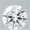 Lab Created Diamond 1.58 Carats, Round with Excellent Cut, E Color, VVS2 Clarity and Certified by IGI