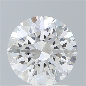 Foto Del inventario de diamantes de laboratorio, 1.62 quilates, Redondo , Color E, claridad VS1 y certificado IGI de