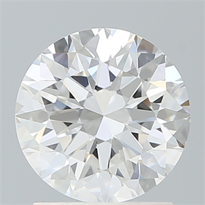 Picture of Lab Created Diamond 1.54 Carats, Round with Excellent Cut, E Color, VVS2 Clarity and Certified by IGI