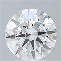 Lab Created Diamond 3.03 Carats, Round with Ideal Cut, F Color, VS1 Clarity and Certified by IGI