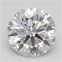 Lab Created Diamond 1.04 Carats, Round with ideal Cut, D Color, vvs2 Clarity and Certified by IGI