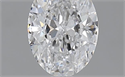 0.70 Carats, Oval D Color, VS2 Clarity and Certified by GIA