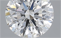 0.80 Carats, Round with Excellent Cut, H Color, SI2 Clarity and Certified by GIA