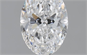 0.63 Carats, Oval E Color, VVS1 Clarity and Certified by GIA