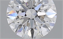 0.60 Carats, Round with Excellent Cut, F Color, VVS1 Clarity and Certified by GIA
