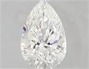 1.21 Carats, Pear G Color, IF Clarity and Certified by GIA