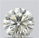 0.70 Carats, Round with Very Good Cut, N Color, SI1 Clarity and Certified by GIA