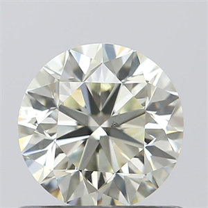 Picture of 0.70 Carats, Round with Very Good Cut, N Color, SI1 Clarity and Certified by GIA