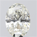 0.92 Carats, Oval J Color, VVS1 Clarity and Certified by GIA