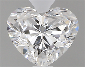 Picture of 0.50 Carats, Heart D Color, VVS2 Clarity and Certified by GIA
