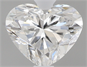 0.51 Carats, Heart E Color, IF Clarity and Certified by GIA