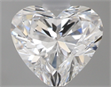 0.40 Carats, Heart E Color, VS1 Clarity and Certified by GIA