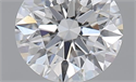 0.55 Carats, Round with Excellent Cut, E Color, VS2 Clarity and Certified by GIA