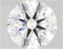 Lab Created Diamond 2.86 Carats, Round with ideal Cut, H Color, vvs2 Clarity and Certified by IGI