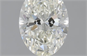 0.80 Carats, Oval K Color, VVS2 Clarity and Certified by GIA