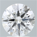 Lab Created Diamond 2.29 Carats, Round with Ideal Cut, E Color, VS1 Clarity and Certified by IGI