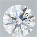 Del inventario de diamantes de laboratorio, 2.17 quilates, Redondo , Color E, claridad VS1 y certificado IGI