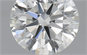 1.10 Carats, Round with Excellent Cut, J Color, SI1 Clarity and Certified by GIA