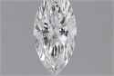 0.57 Carats, Marquise H Color, VVS1 Clarity and Certified by GIA